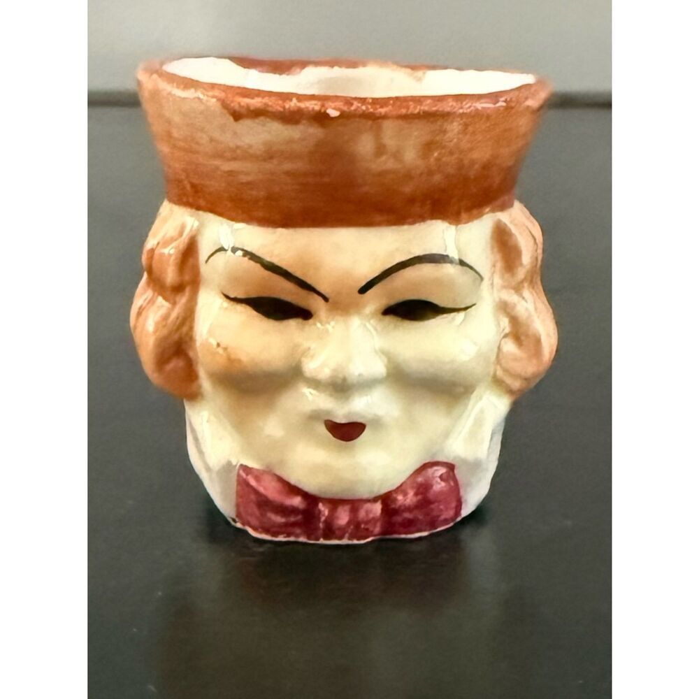 Vintage Toby Mug Colonial Man Face Vintage Made in Japan Small Mug